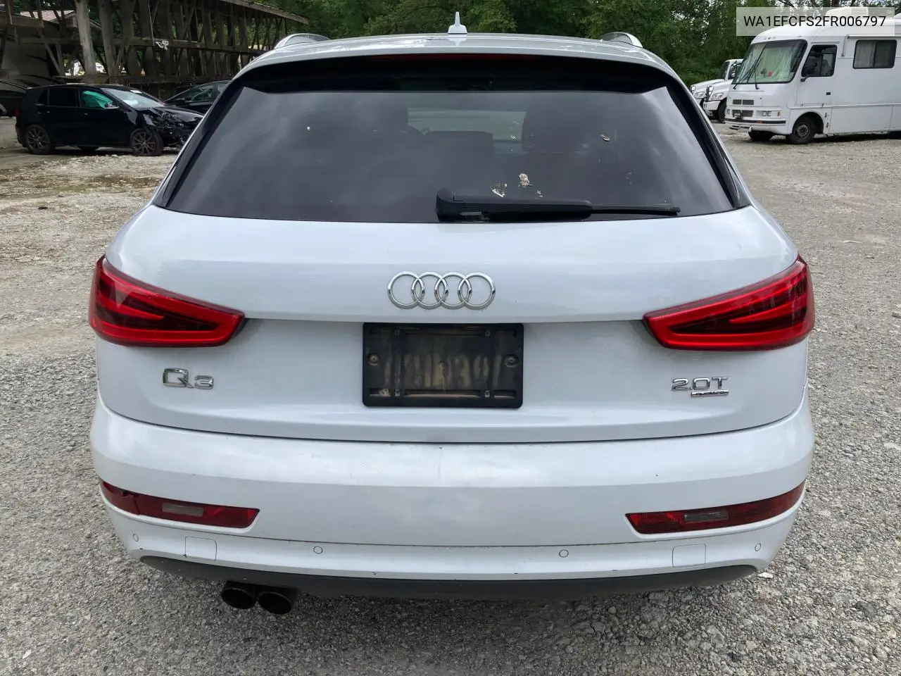 2015 Audi Q3 Premium Plus VIN: WA1EFCFS2FR006797 Lot: 55071595