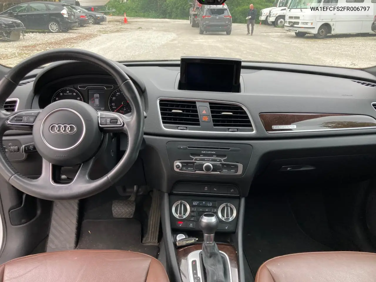 2015 Audi Q3 Premium Plus VIN: WA1EFCFS2FR006797 Lot: 55071595