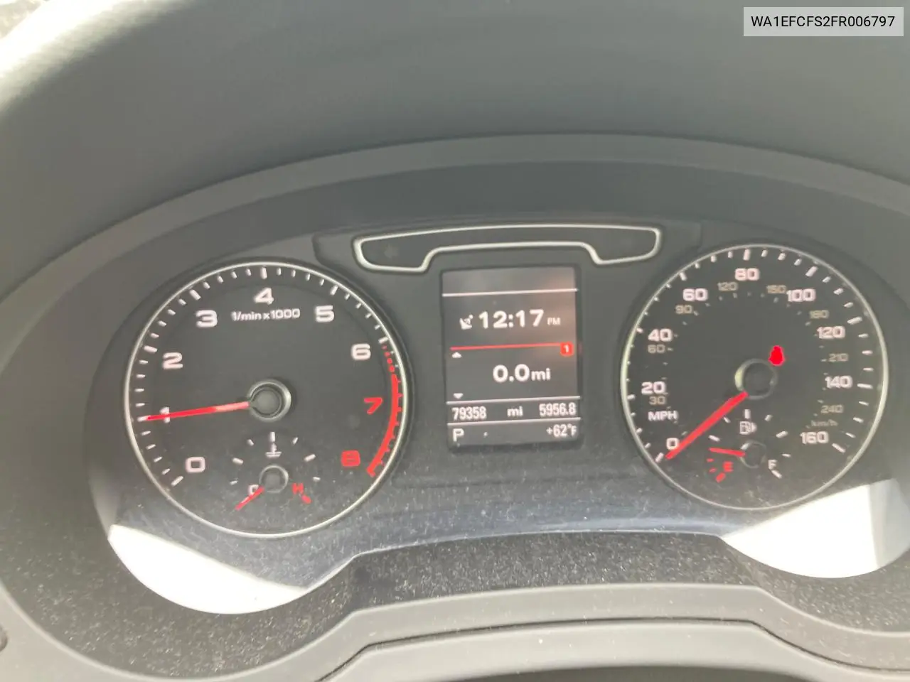 2015 Audi Q3 Premium Plus VIN: WA1EFCFS2FR006797 Lot: 55071595