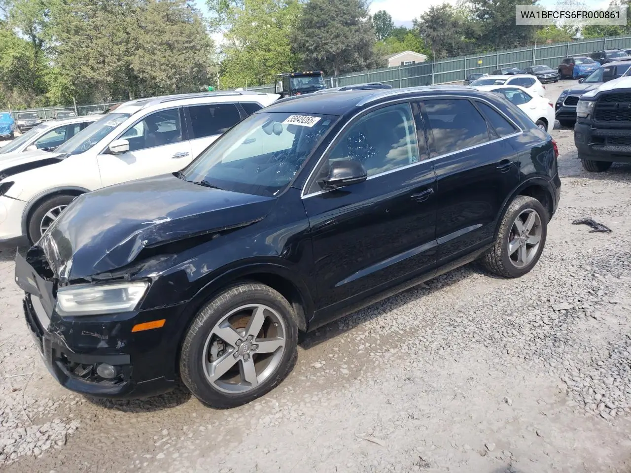 2015 Audi Q3 Premium Plus VIN: WA1BFCFS6FR000861 Lot: 55849265