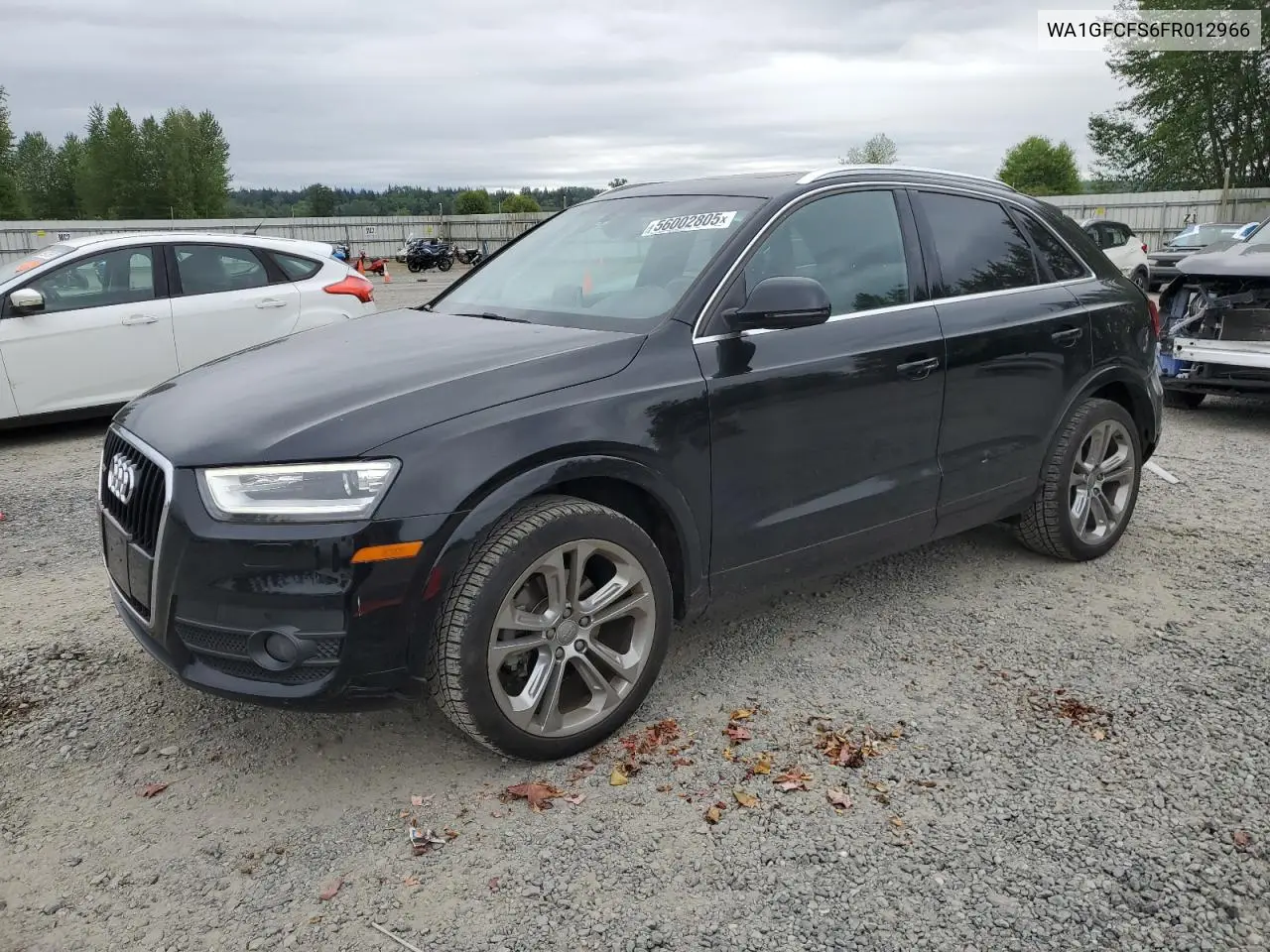 2015 Audi Q3 Prestige VIN: WA1GFCFS6FR012966 Lot: 56002805