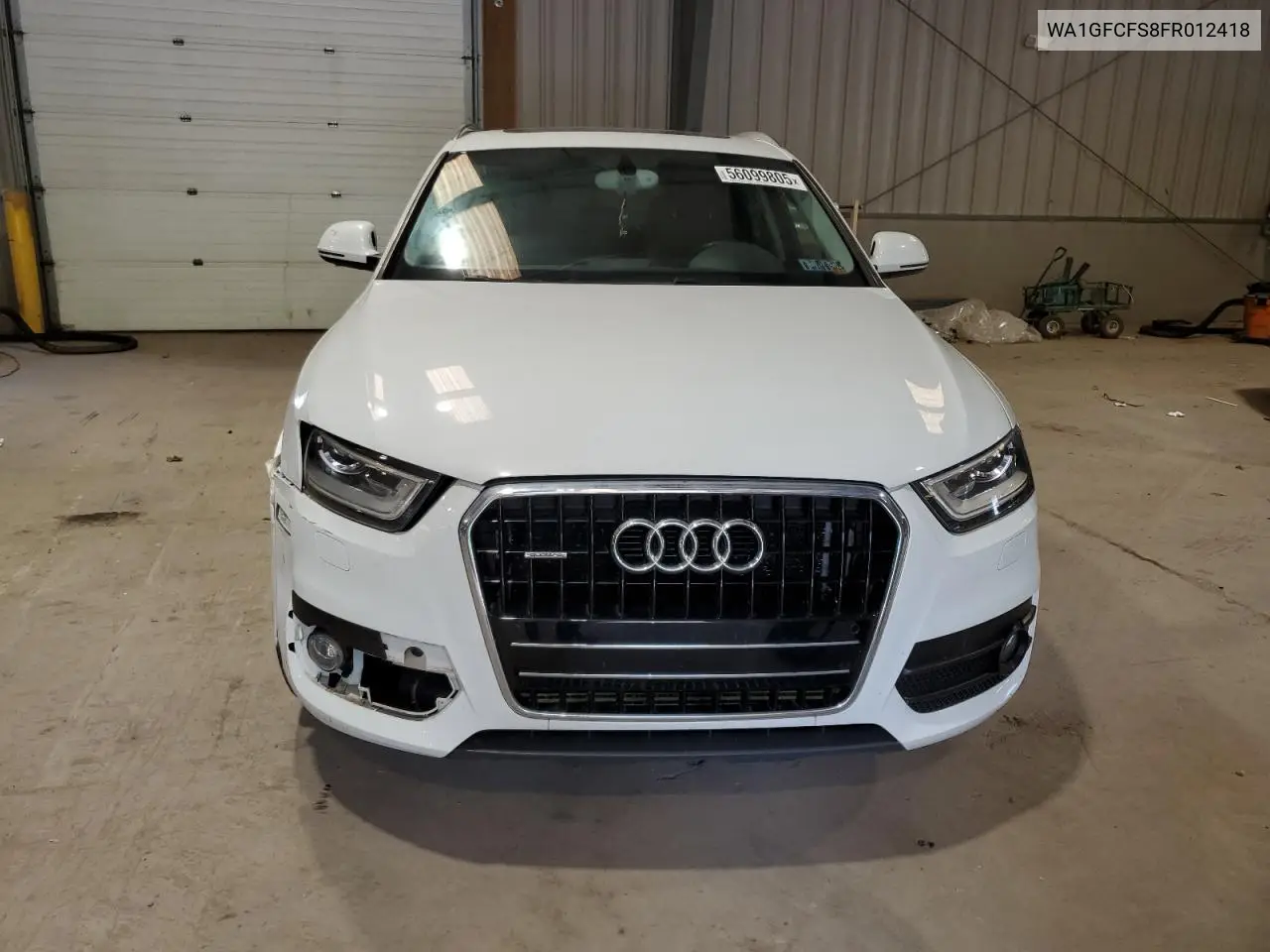 2015 Audi Q3 Prestige VIN: WA1GFCFS8FR012418 Lot: 56099805
