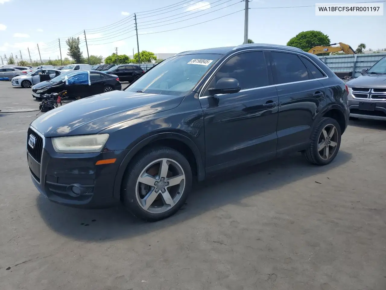 2015 Audi Q3 Premium Plus VIN: WA1BFCFS4FR001197 Lot: 56190845