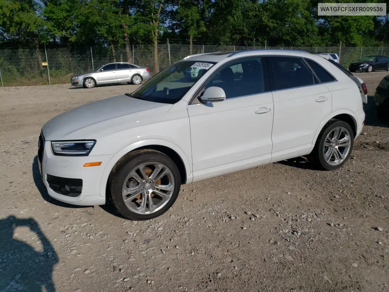 2015 Audi Q3 Prestige VIN: WA1GFCFSXFR009536 Lot: 61529105