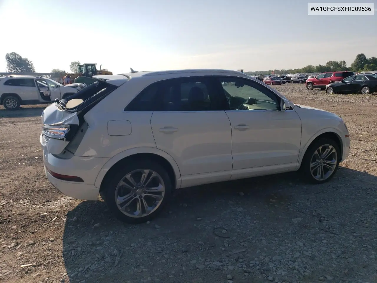 2015 Audi Q3 Prestige VIN: WA1GFCFSXFR009536 Lot: 61529105