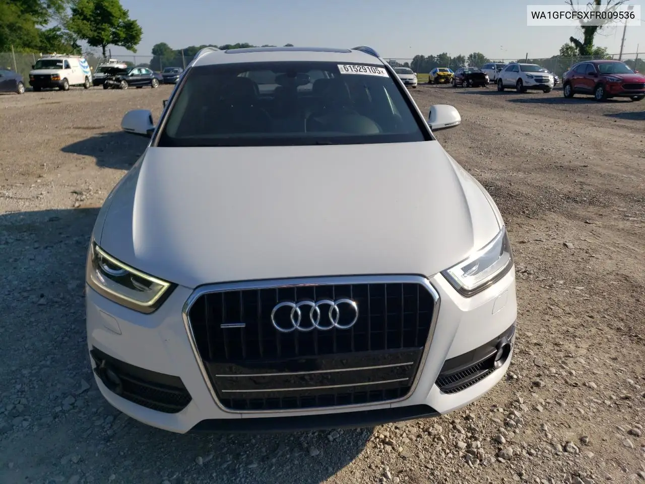 2015 Audi Q3 Prestige VIN: WA1GFCFSXFR009536 Lot: 61529105