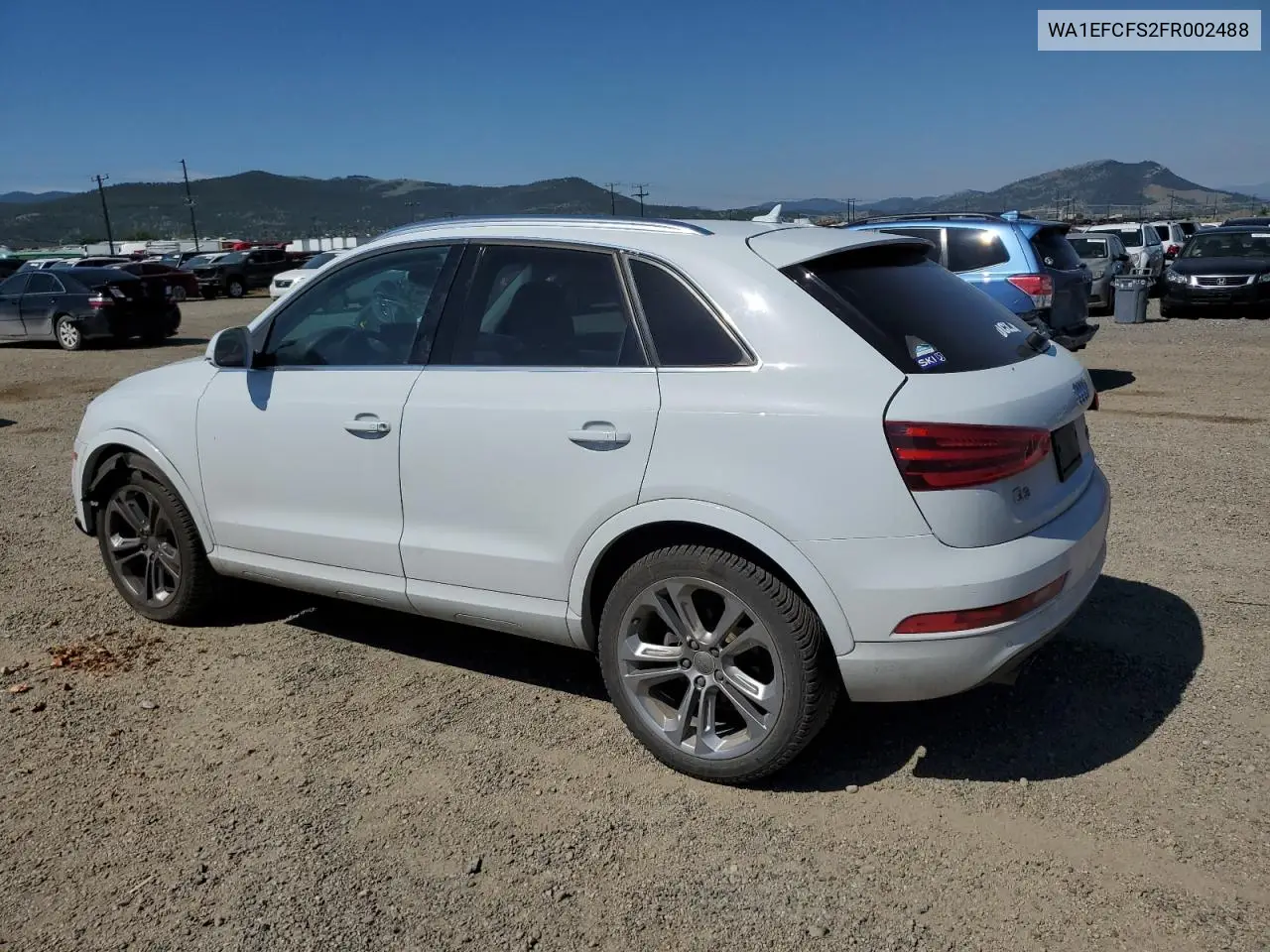 2015 Audi Q3 Premium Plus VIN: WA1EFCFS2FR002488 Lot: 61646535