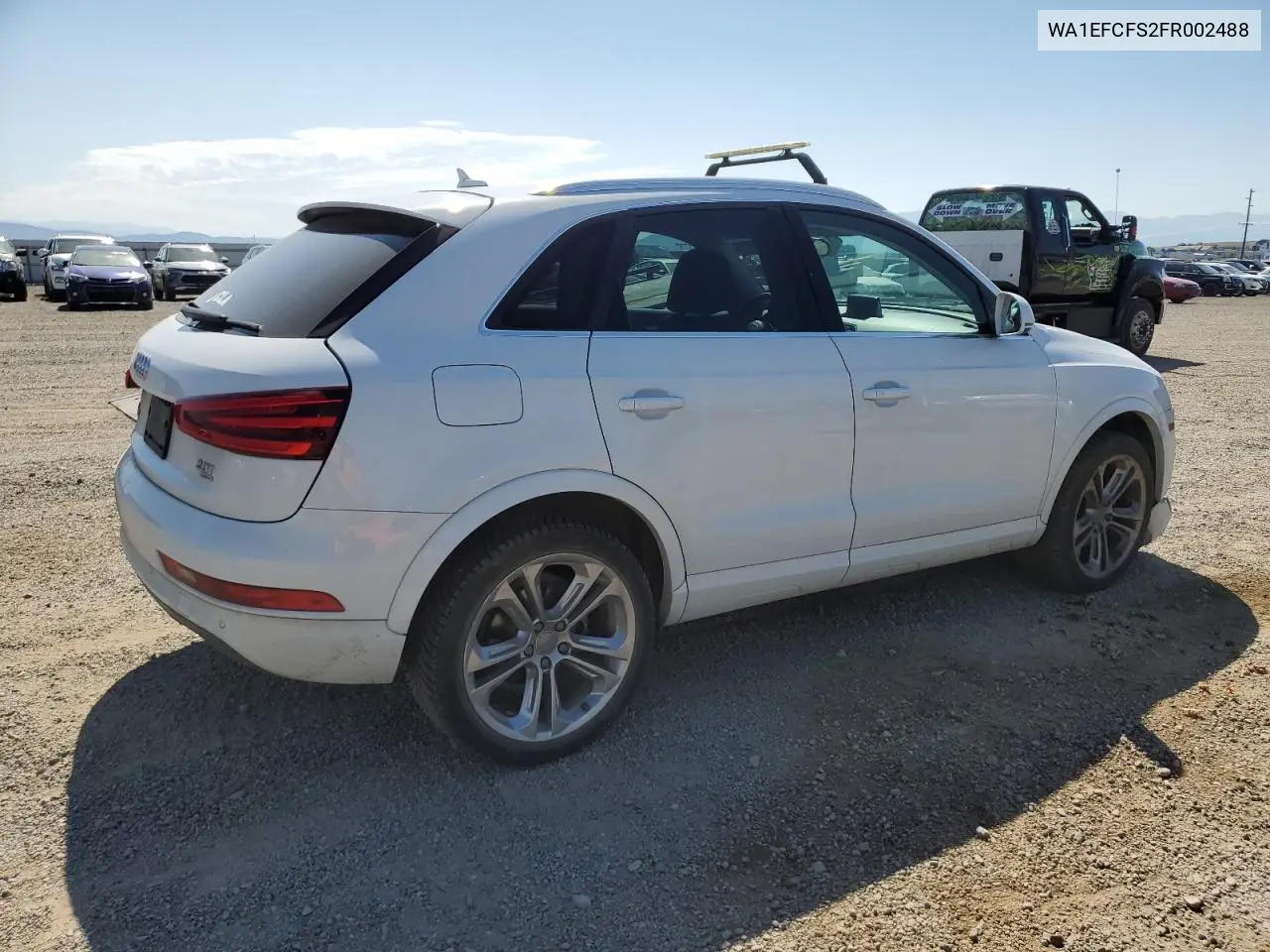 2015 Audi Q3 Premium Plus VIN: WA1EFCFS2FR002488 Lot: 61646535