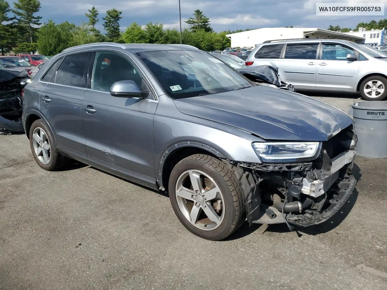 2015 Audi Q3 Prestige VIN: WA1GFCFS9FR005753 Lot: 62211215