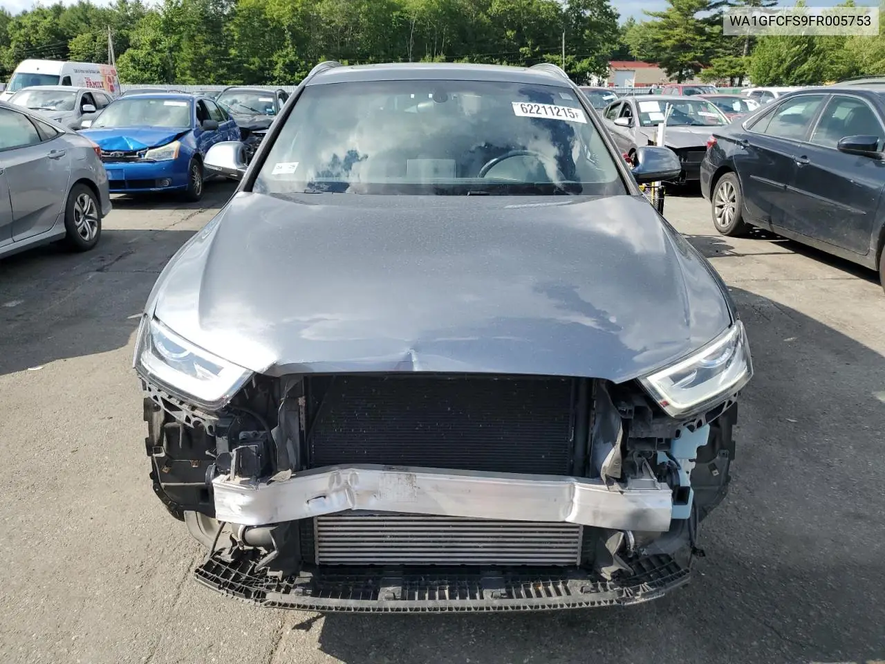 2015 Audi Q3 Prestige VIN: WA1GFCFS9FR005753 Lot: 62211215