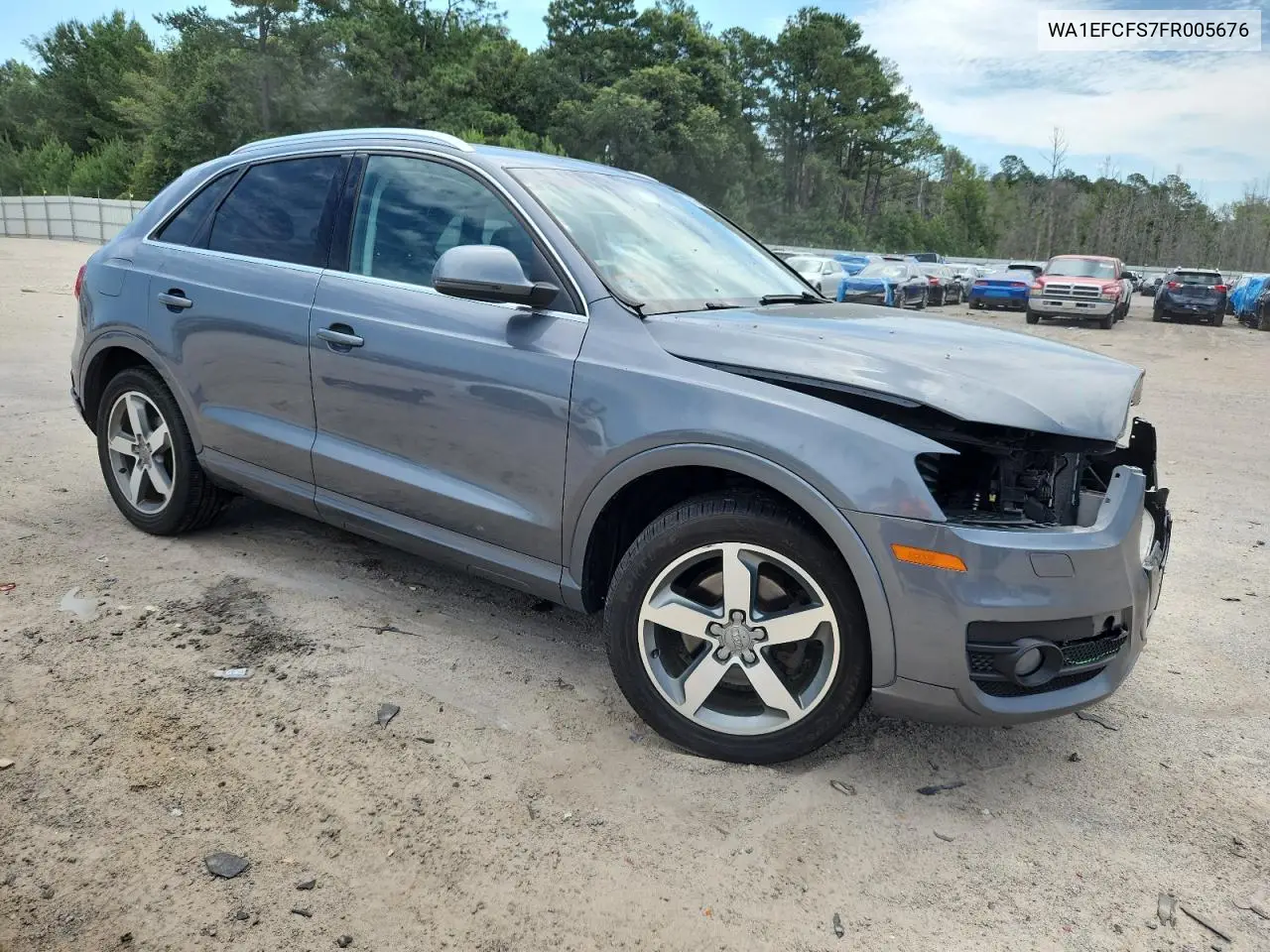 2015 Audi Q3 Premium Plus VIN: WA1EFCFS7FR005676 Lot: 62288935