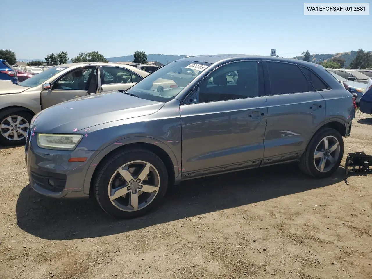 2015 Audi Q3 Premium Plus VIN: WA1EFCFSXFR012881 Lot: 62411795