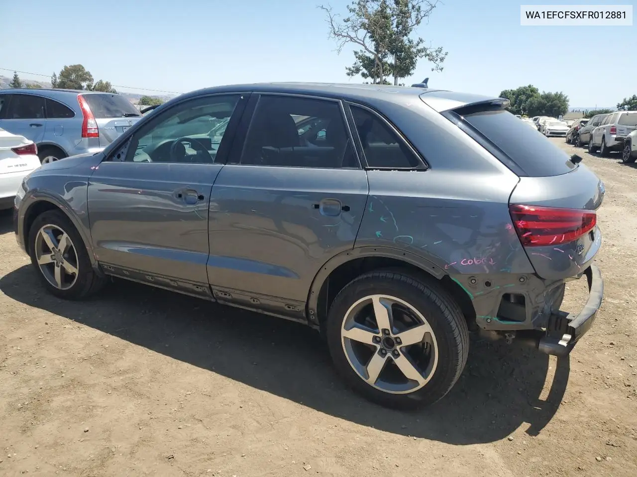 2015 Audi Q3 Premium Plus VIN: WA1EFCFSXFR012881 Lot: 62411795