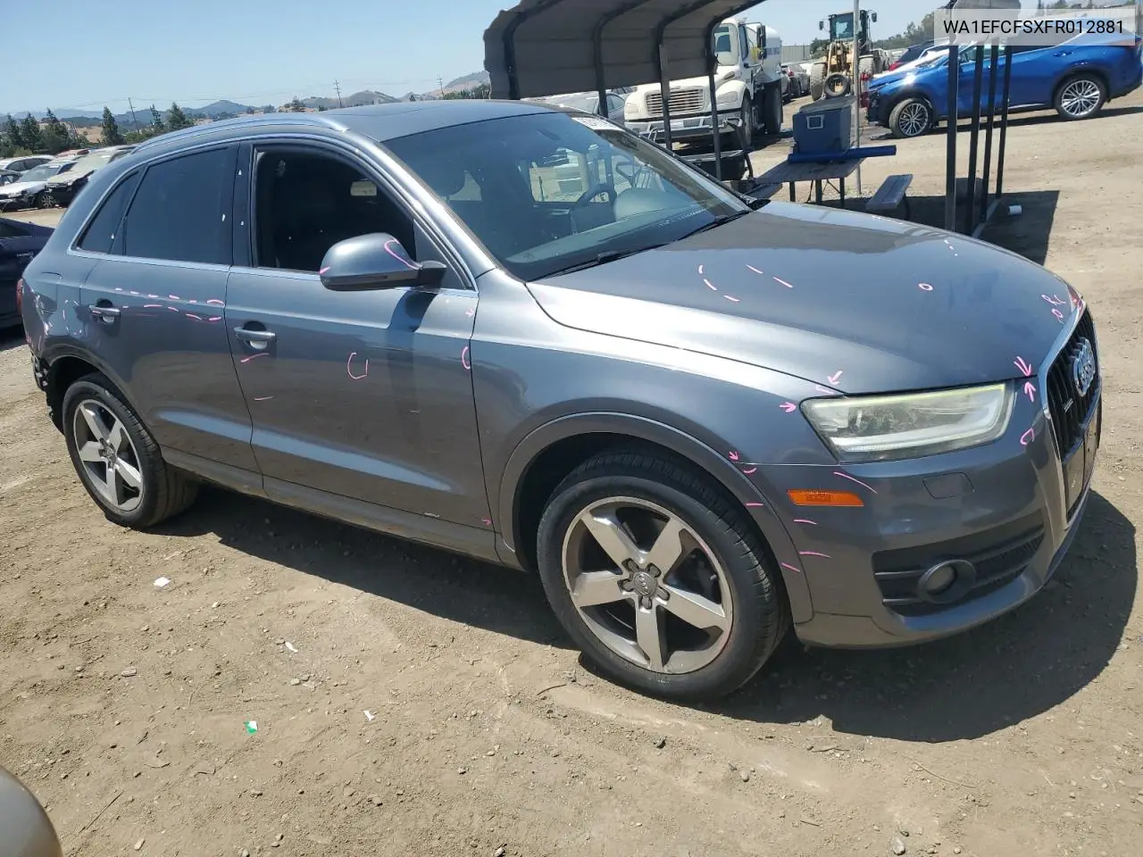 2015 Audi Q3 Premium Plus VIN: WA1EFCFSXFR012881 Lot: 62411795