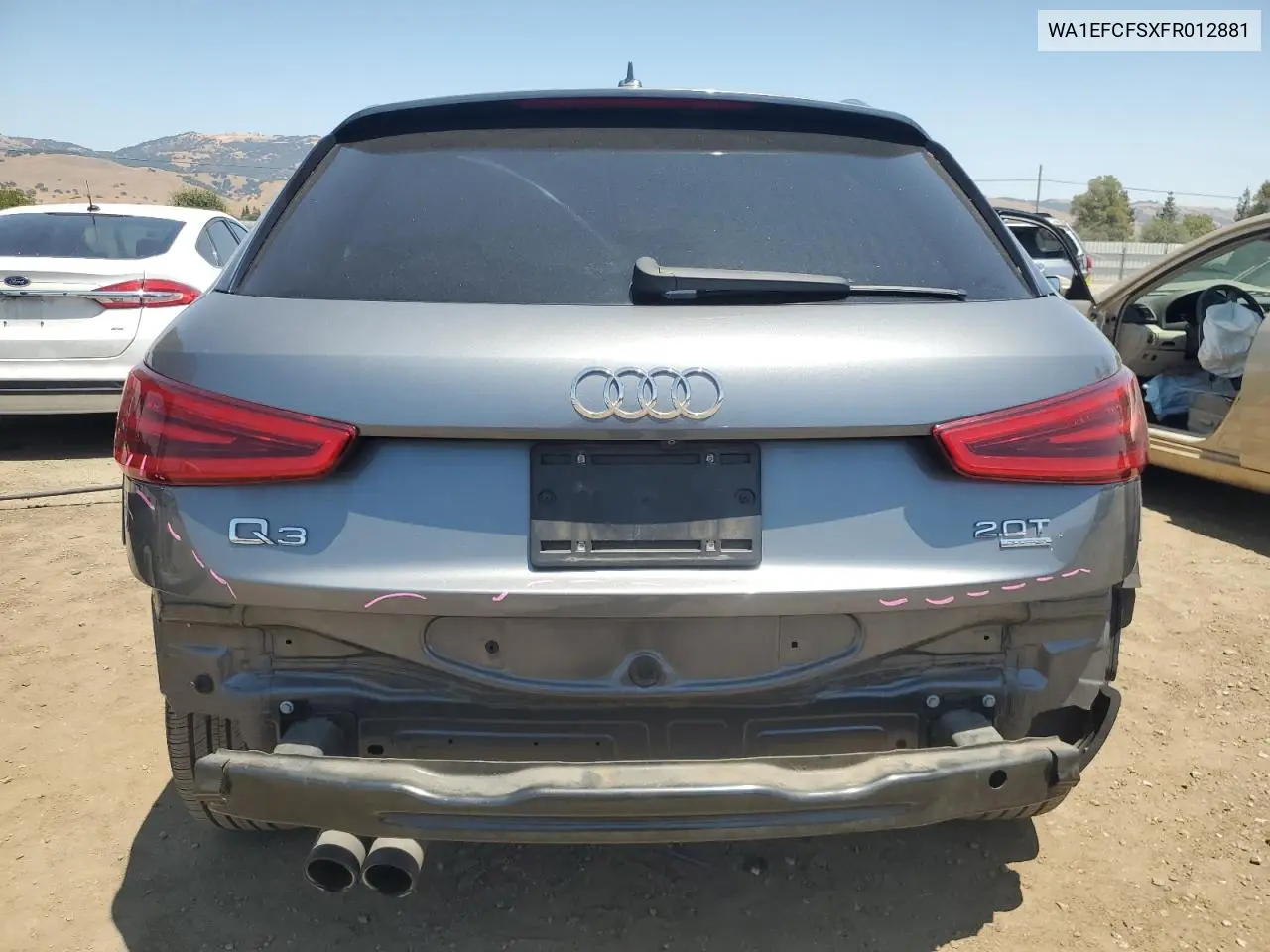 2015 Audi Q3 Premium Plus VIN: WA1EFCFSXFR012881 Lot: 62411795