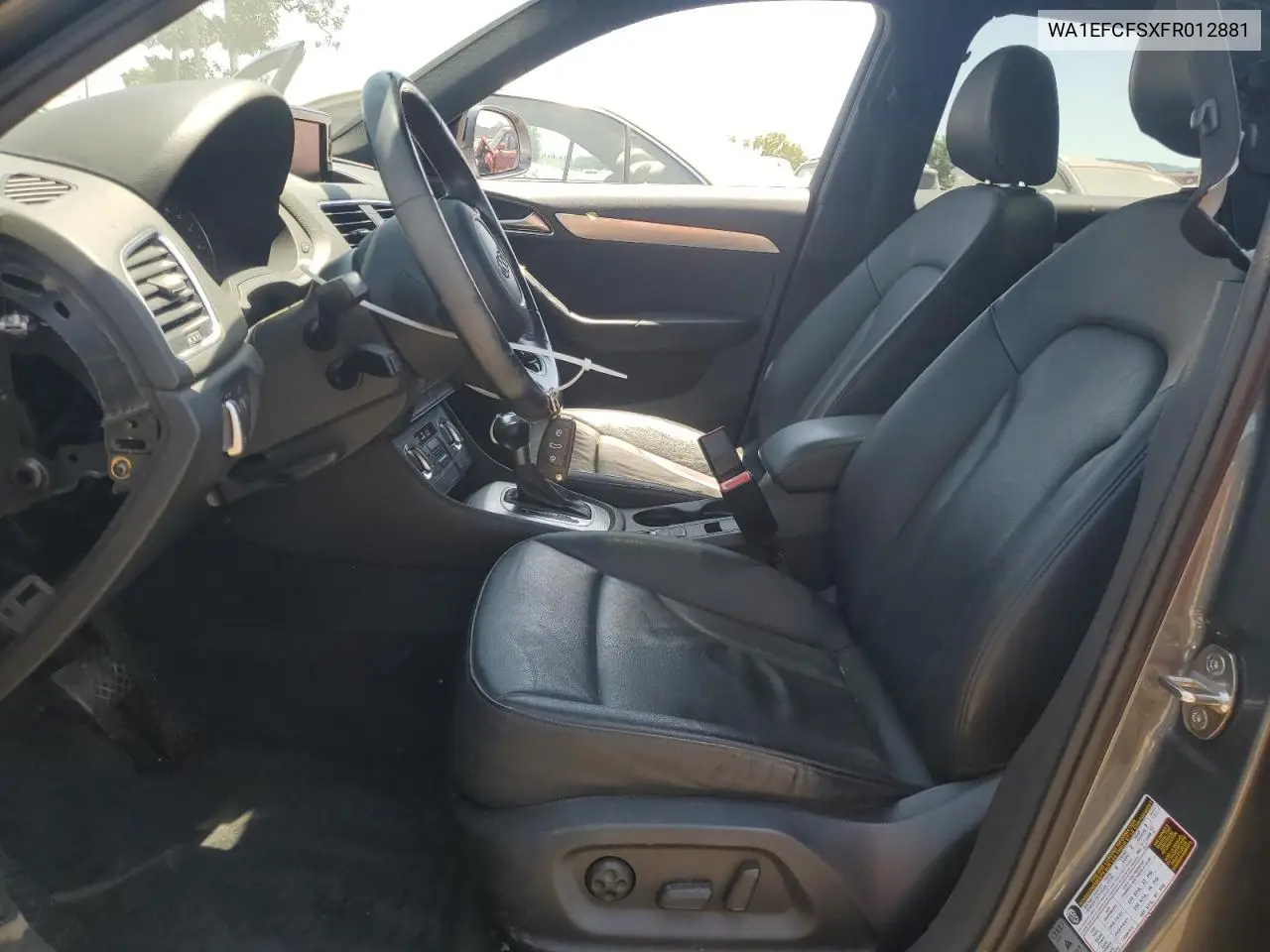 2015 Audi Q3 Premium Plus VIN: WA1EFCFSXFR012881 Lot: 62411795