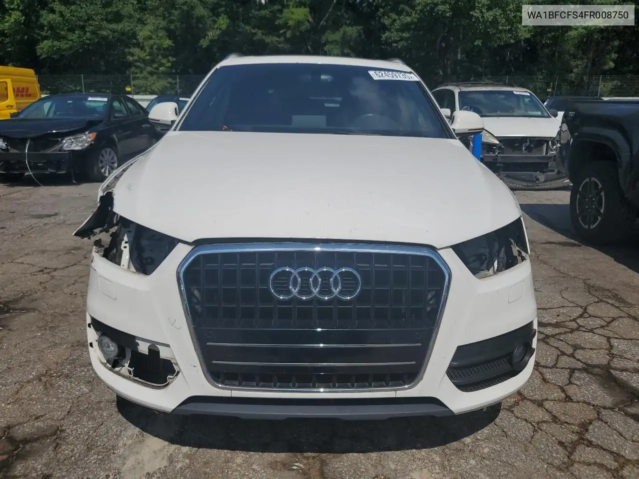 2015 Audi Q3 Premium Plus VIN: WA1BFCFS4FR008750 Lot: 62459735