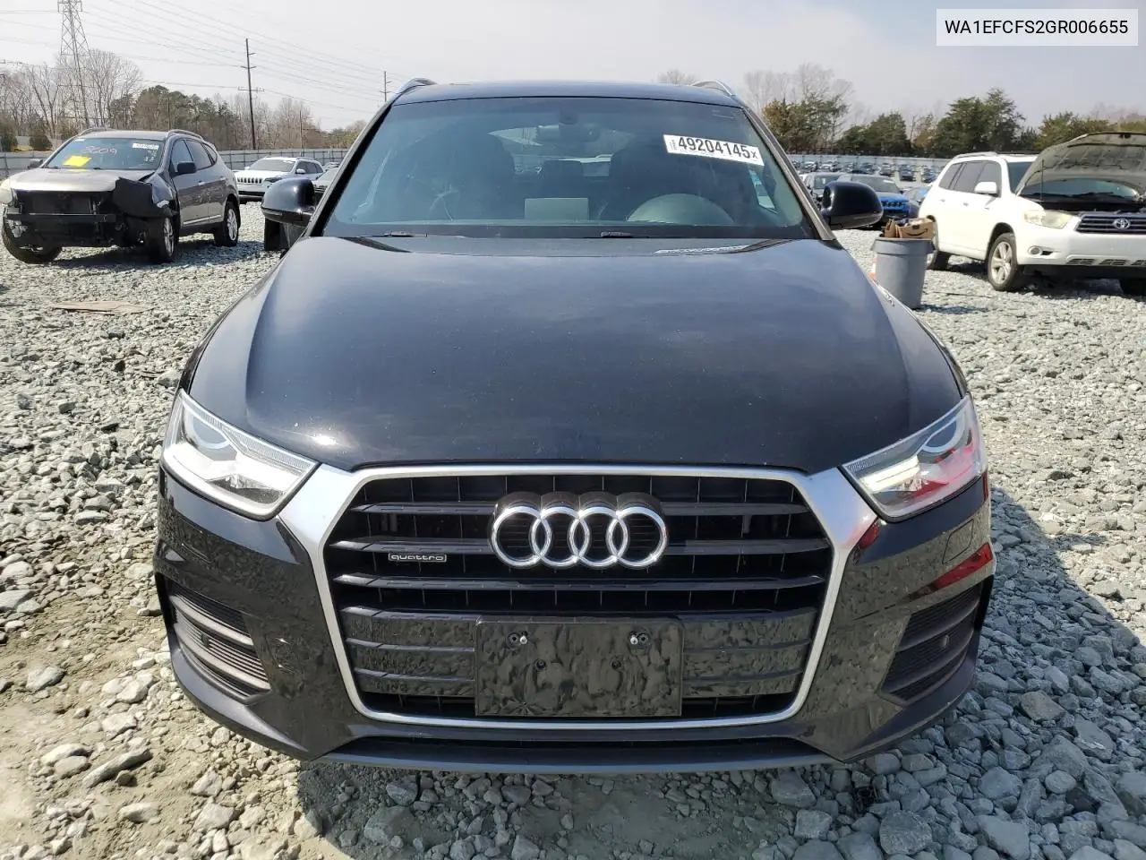 2016 Audi Q3 Premium Plus VIN: WA1EFCFS2GR006655 Lot: 49204145