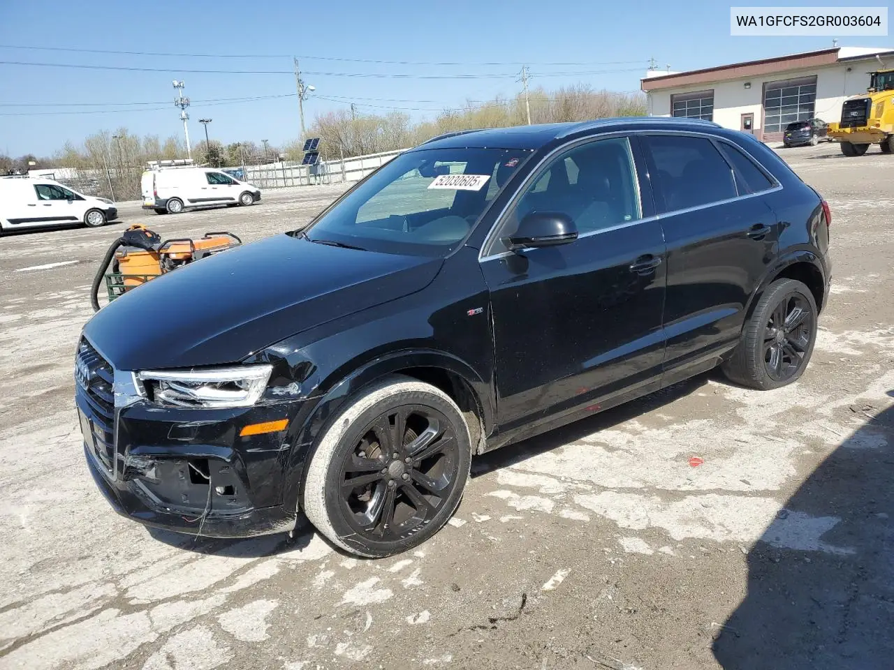 2016 Audi Q3 Prestige VIN: WA1GFCFS2GR003604 Lot: 52030605