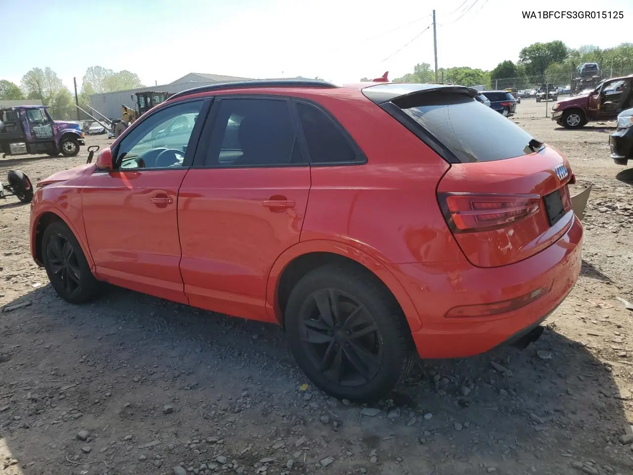 2016 Audi Q3 Premium Plus VIN: WA1BFCFS3GR015125 Lot: 55320745
