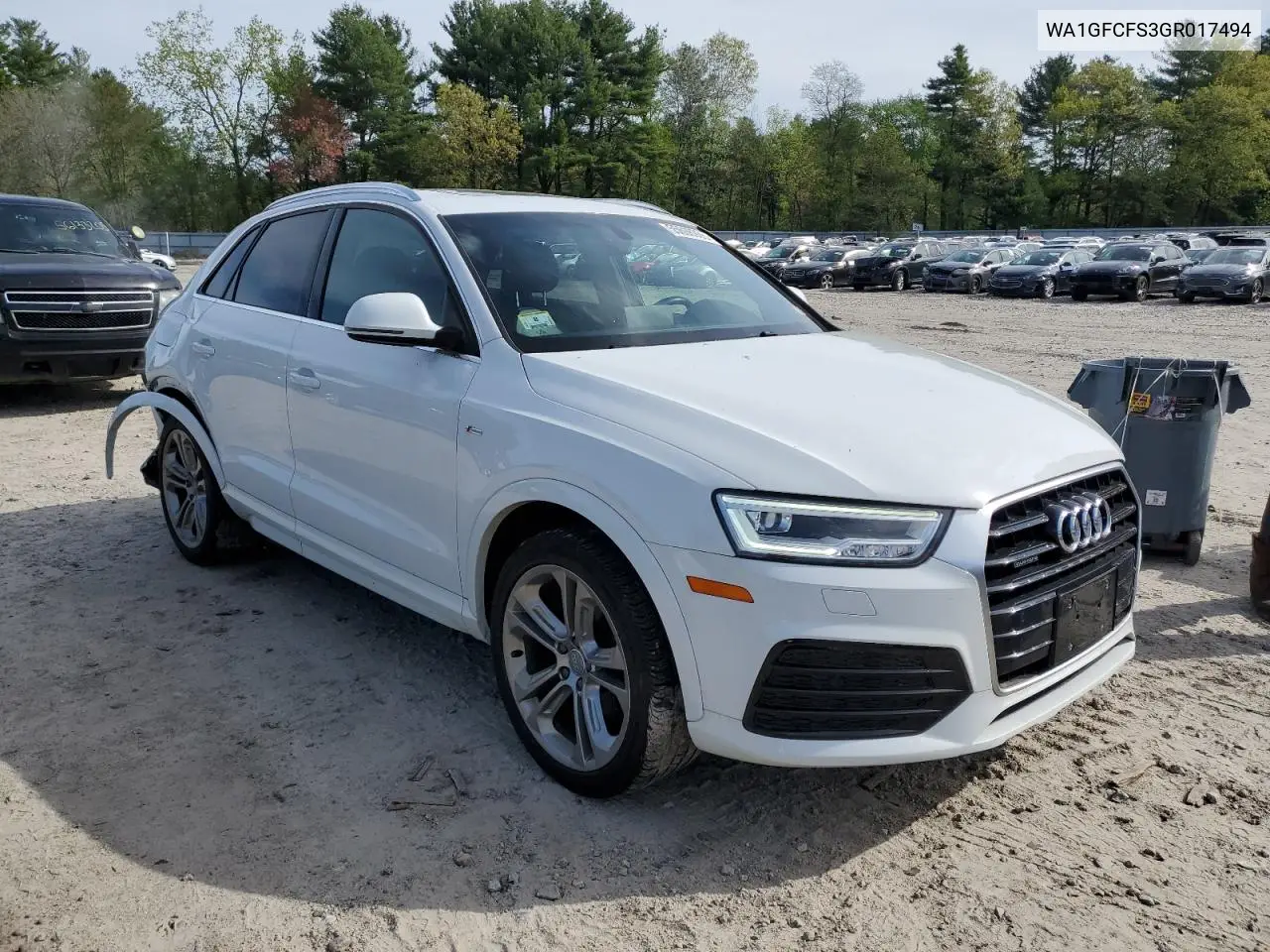 2016 Audi Q3 Prestige VIN: WA1GFCFS3GR017494 Lot: 55606935