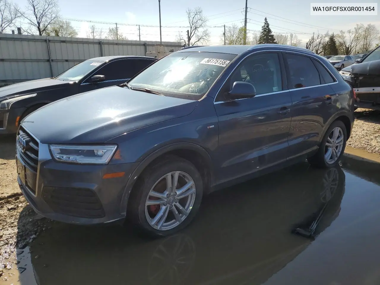 2016 Audi Q3 Prestige VIN: WA1GFCFSXGR001454 Lot: 56175155
