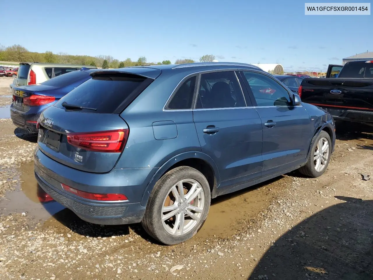 2016 Audi Q3 Prestige VIN: WA1GFCFSXGR001454 Lot: 56175155