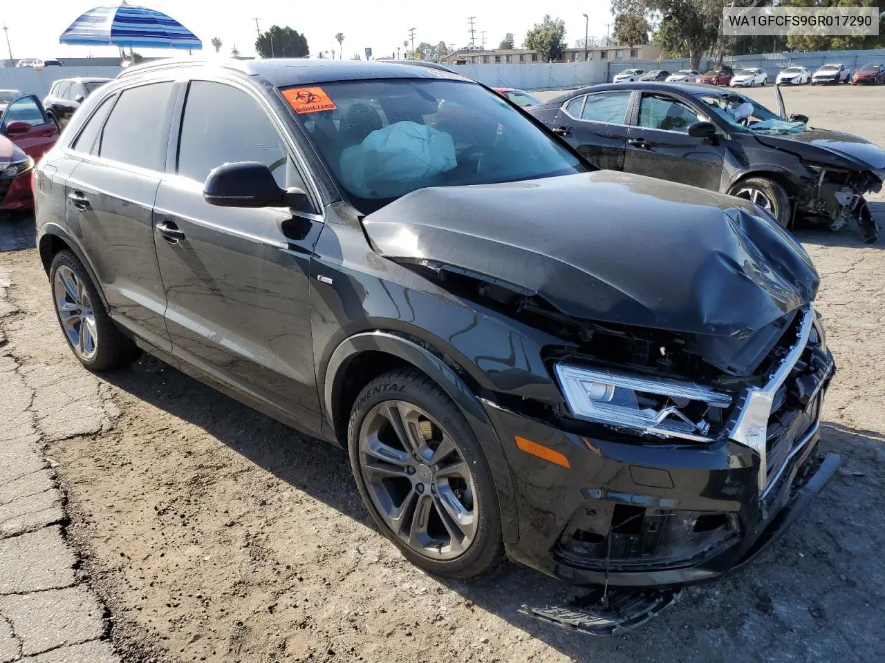 2016 Audi Q3 Prestige VIN: WA1GFCFS9GR017290 Lot: 57105785