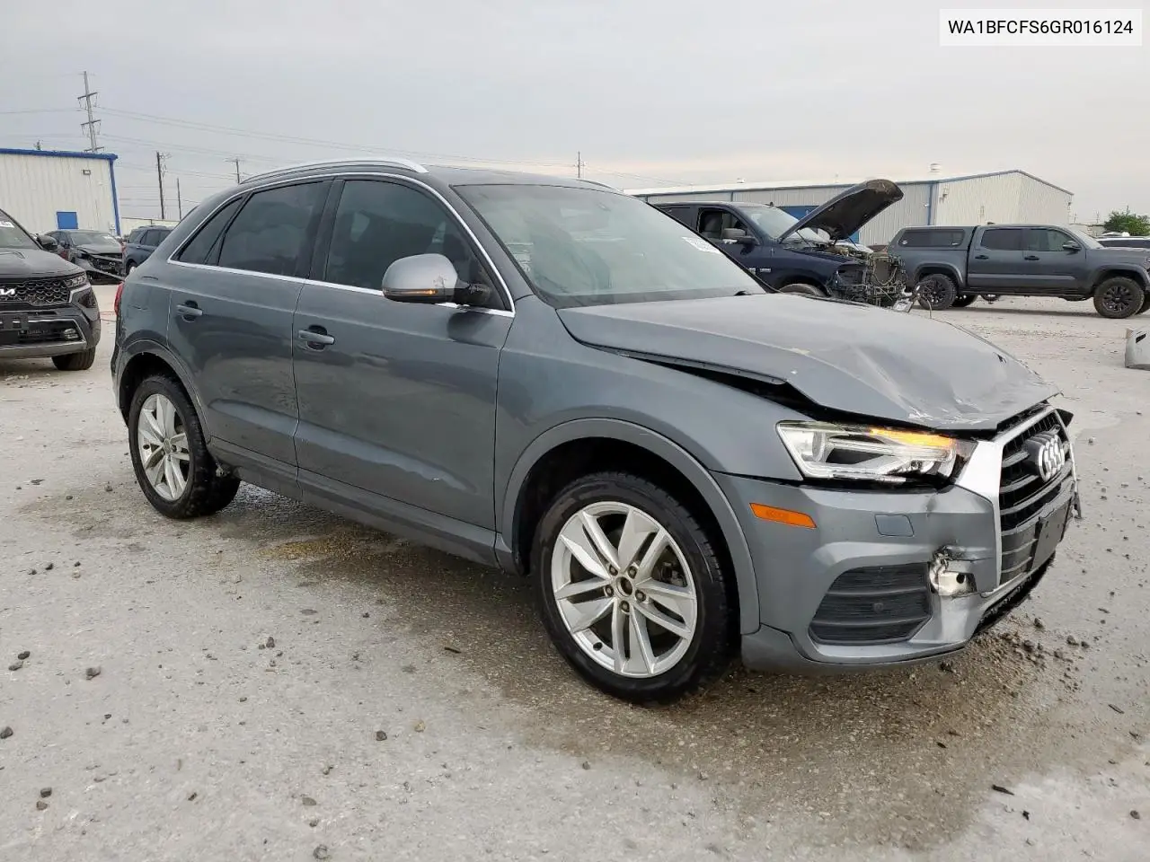 2016 Audi Q3 Premium Plus VIN: WA1BFCFS6GR016124 Lot: 58026605