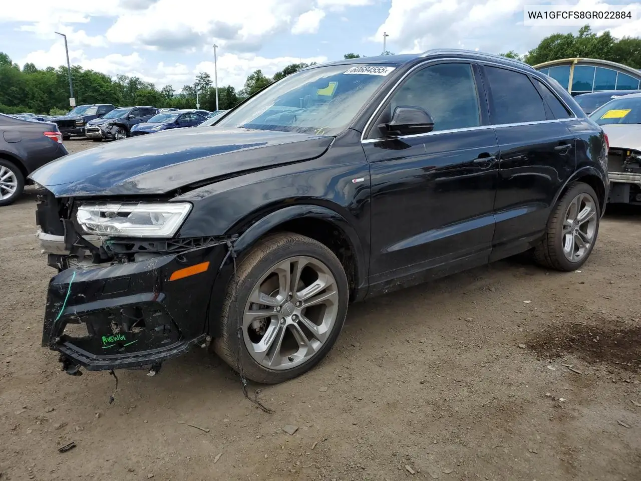 2016 Audi Q3 Prestige VIN: WA1GFCFS8GR022884 Lot: 60684555