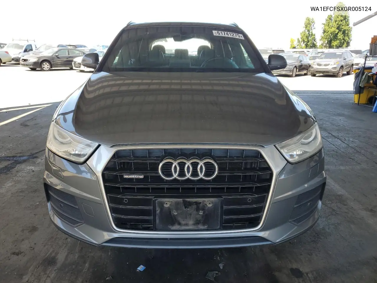 2016 Audi Q3 Premium Plus VIN: WA1EFCFSXGR005124 Lot: 61741275