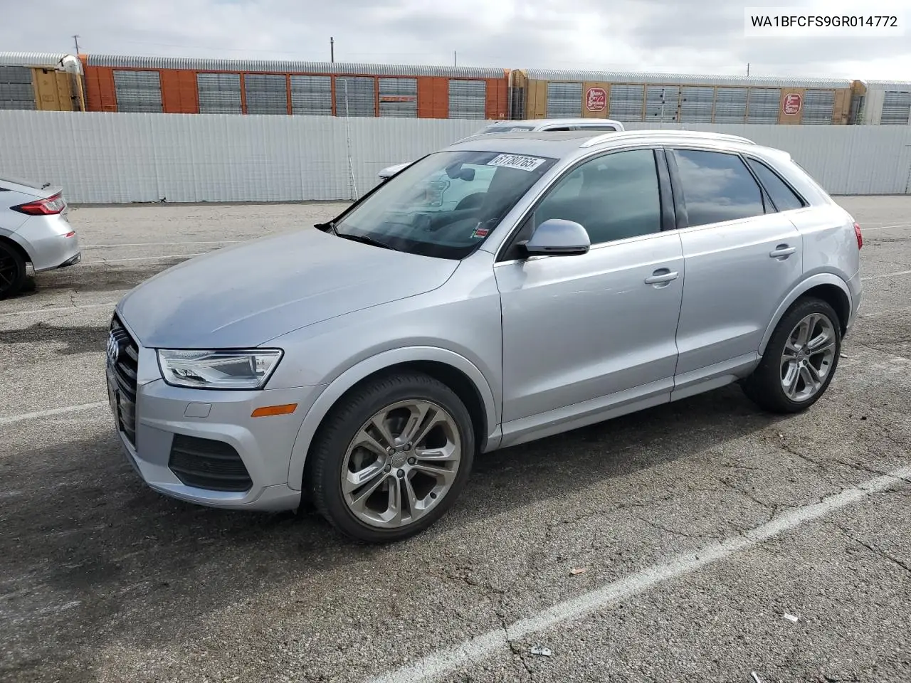 2016 Audi Q3 Premium Plus VIN: WA1BFCFS9GR014772 Lot: 61780765