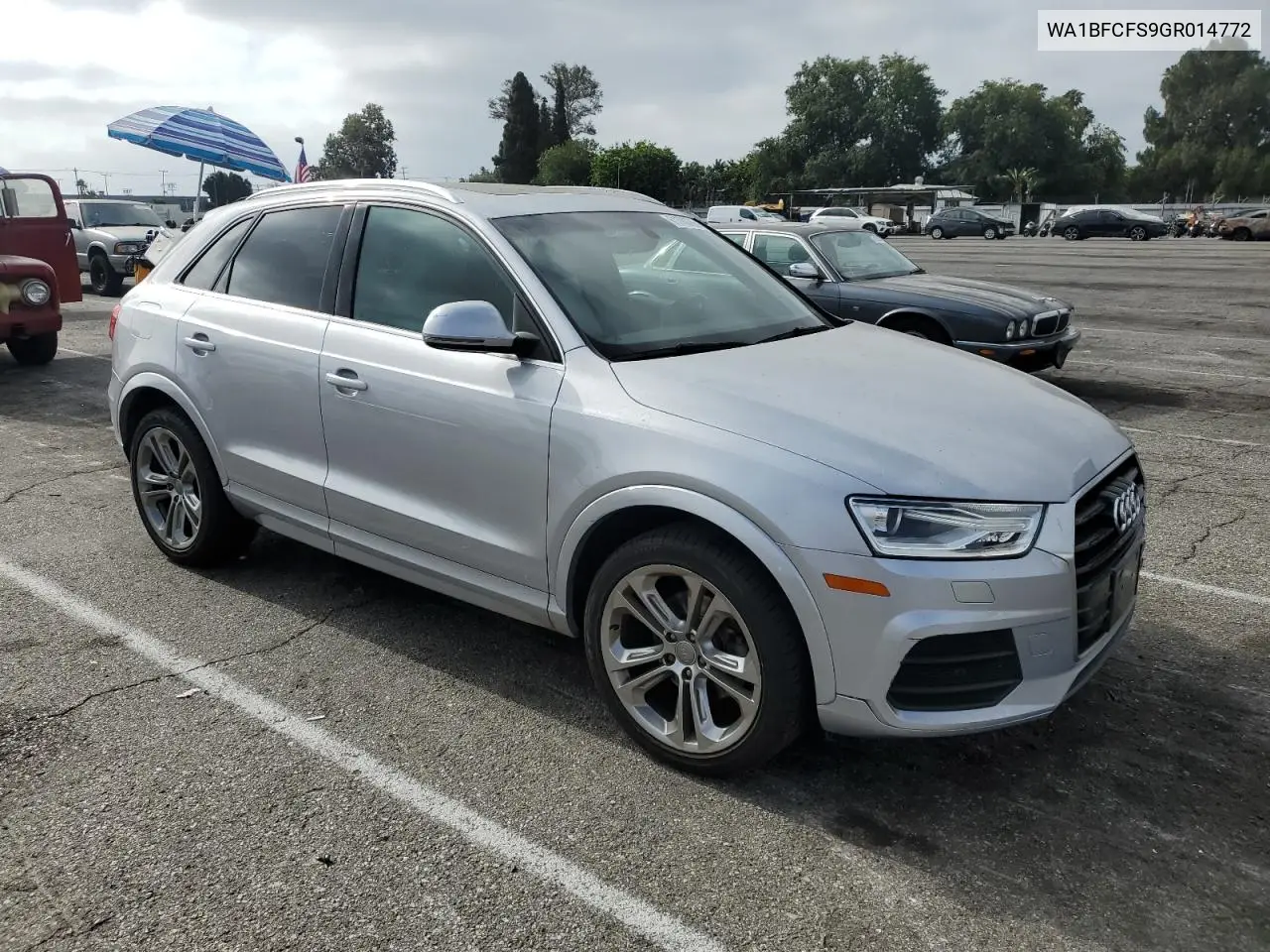 2016 Audi Q3 Premium Plus VIN: WA1BFCFS9GR014772 Lot: 61780765