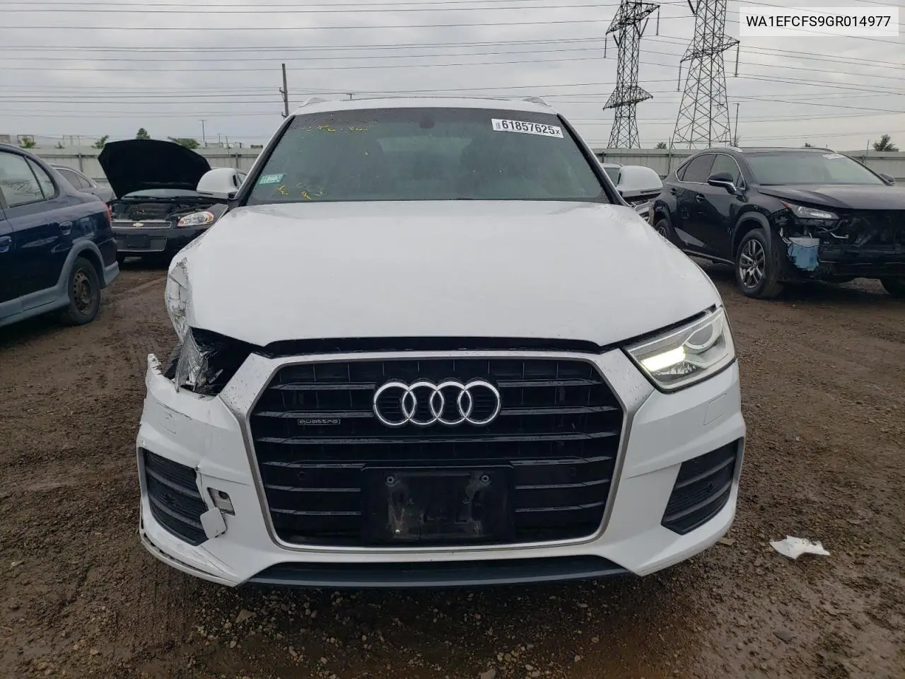 2016 Audi Q3 Premium Plus VIN: WA1EFCFS9GR014977 Lot: 61857625