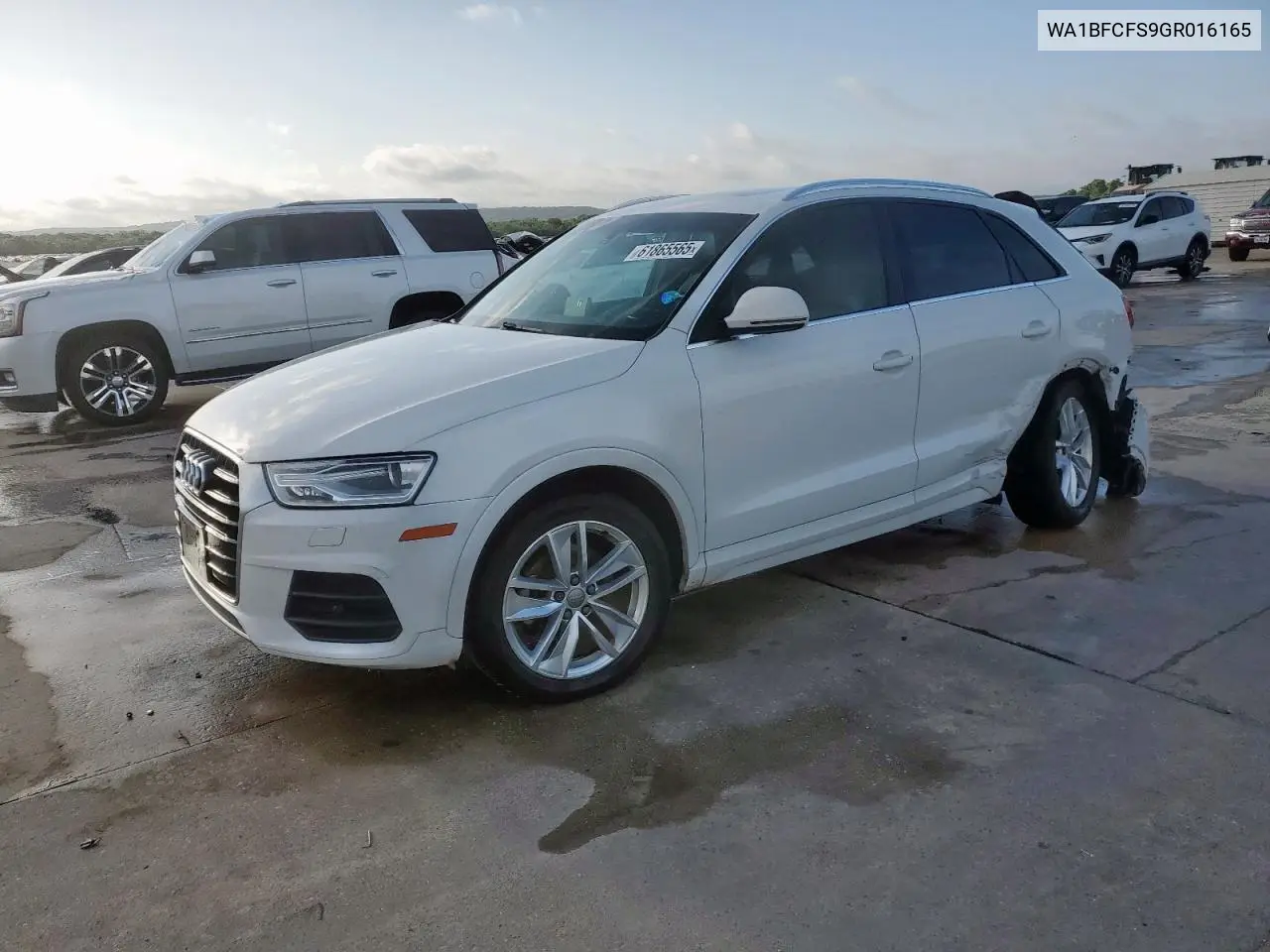 2016 Audi Q3 Premium Plus VIN: WA1BFCFS9GR016165 Lot: 61865565