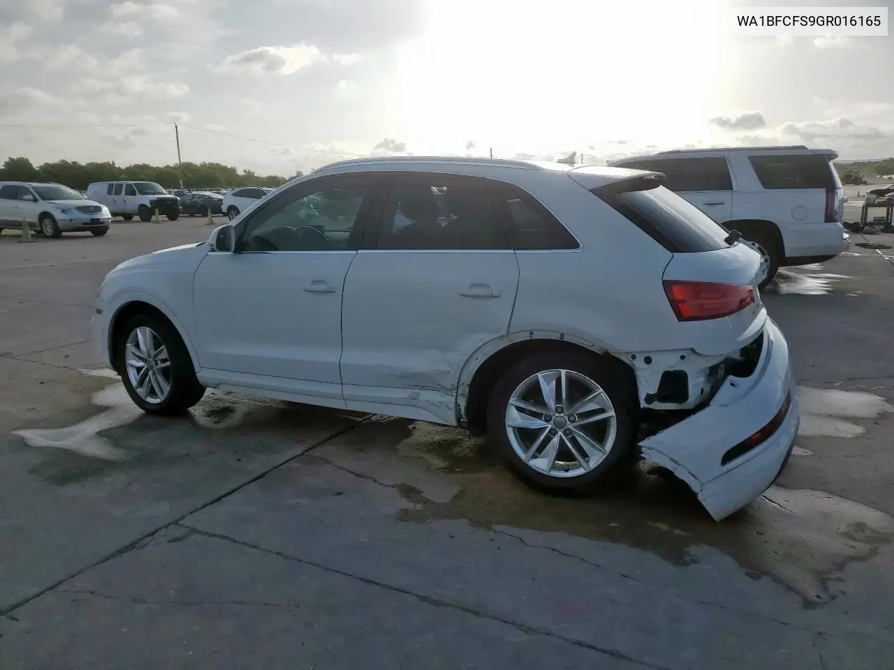 2016 Audi Q3 Premium Plus VIN: WA1BFCFS9GR016165 Lot: 61865565