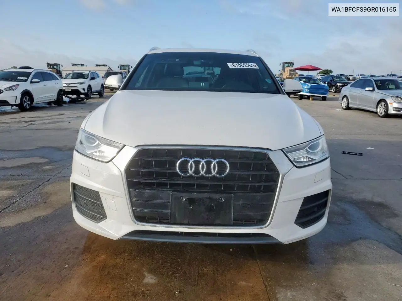 2016 Audi Q3 Premium Plus VIN: WA1BFCFS9GR016165 Lot: 61865565