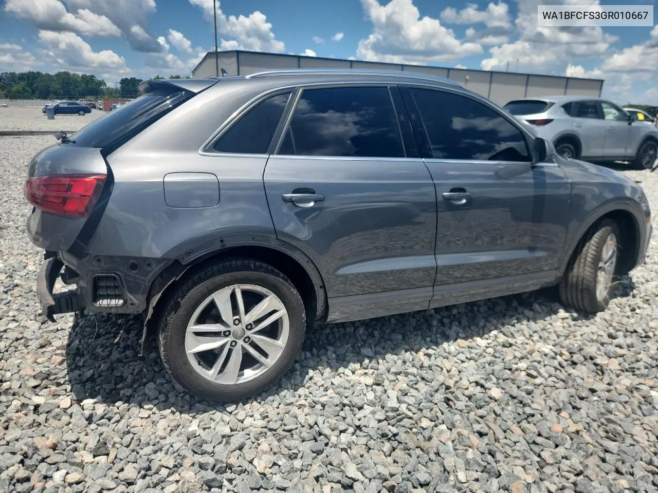 2016 Audi Q3 Premium Plus VIN: WA1BFCFS3GR010667 Lot: 61967315