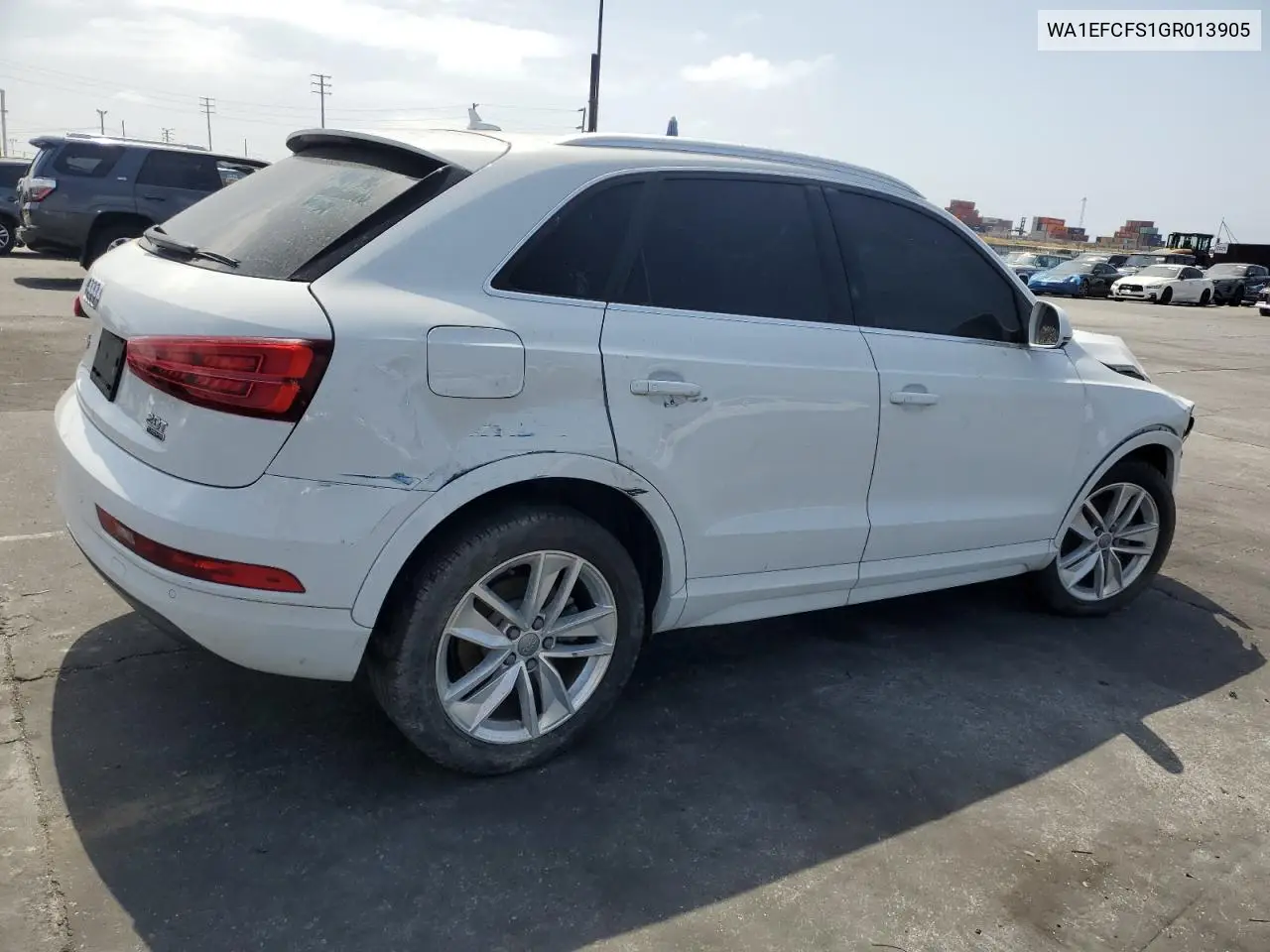 2016 Audi Q3 Premium Plus VIN: WA1EFCFS1GR013905 Lot: 62136425