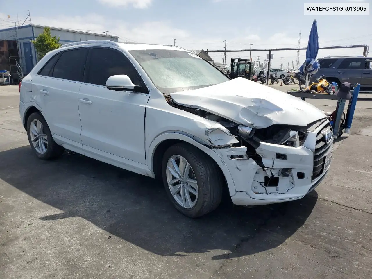 2016 Audi Q3 Premium Plus VIN: WA1EFCFS1GR013905 Lot: 62136425