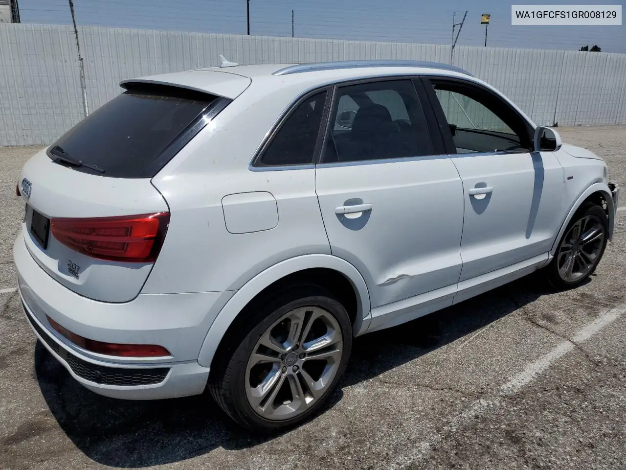 2016 Audi Q3 Prestige VIN: WA1GFCFS1GR008129 Lot: 62141255