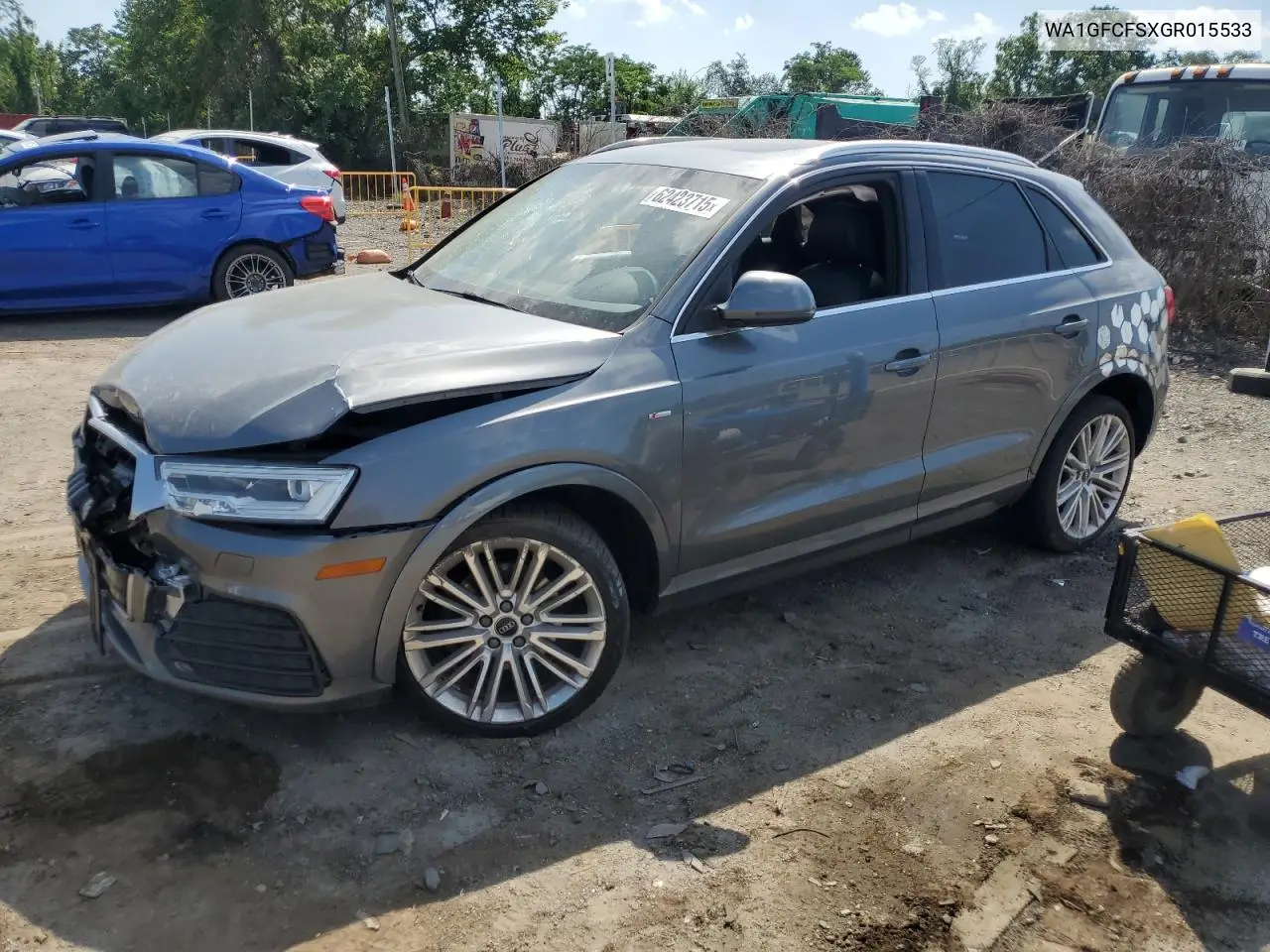 2016 Audi Q3 Prestige VIN: WA1GFCFSXGR015533 Lot: 62423715