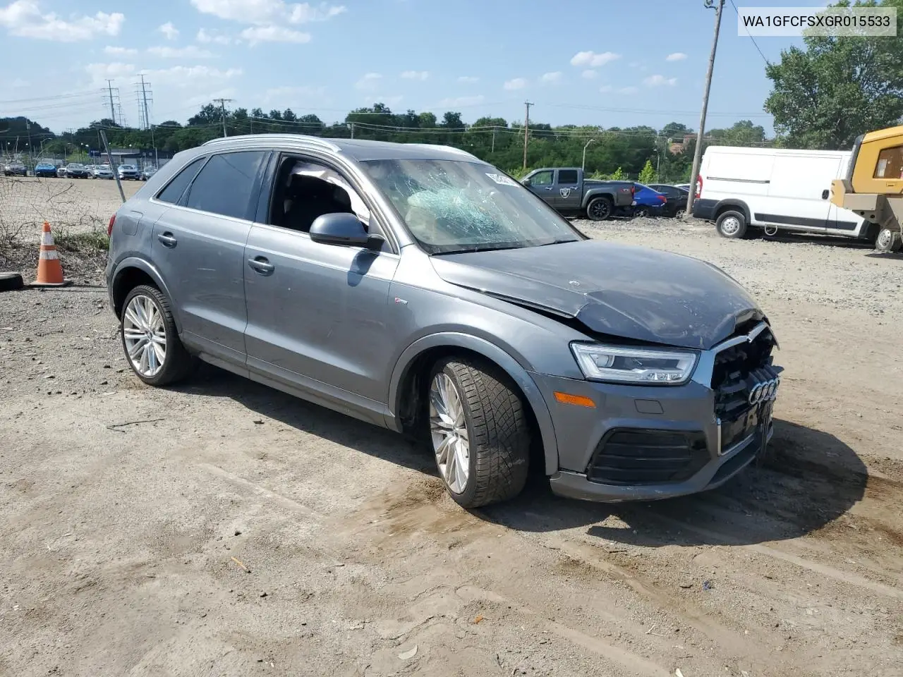 2016 Audi Q3 Prestige VIN: WA1GFCFSXGR015533 Lot: 62423715