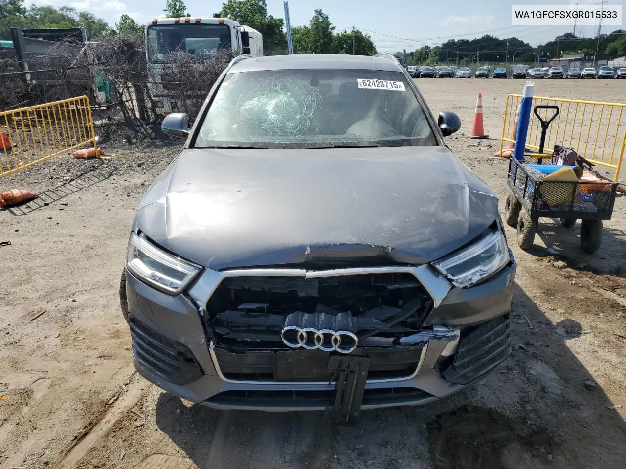 2016 Audi Q3 Prestige VIN: WA1GFCFSXGR015533 Lot: 62423715