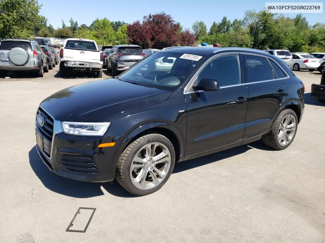 2016 Audi Q3 Prestige VIN: WA1GFCFS2GR023769 Lot: 62957205