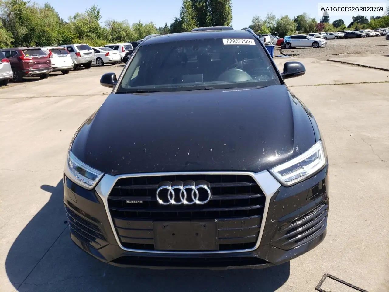2016 Audi Q3 Prestige VIN: WA1GFCFS2GR023769 Lot: 62957205
