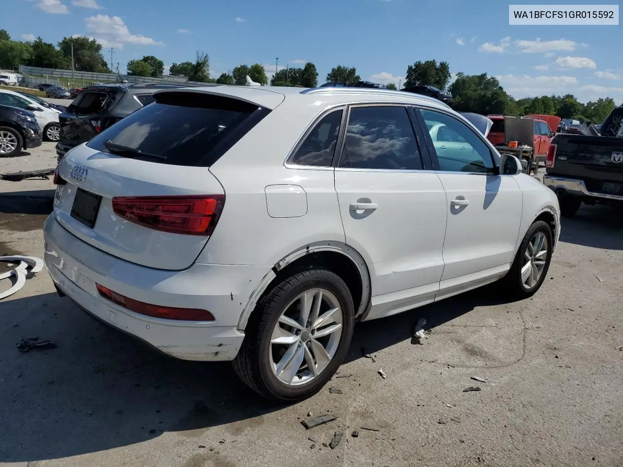 2016 Audi Q3 Premium Plus VIN: WA1BFCFS1GR015592 Lot: 63296805