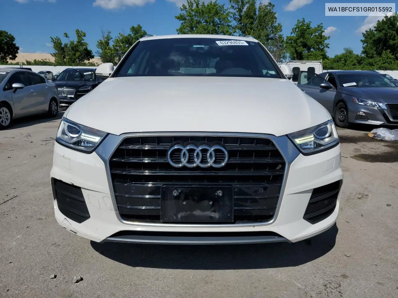 2016 Audi Q3 Premium Plus VIN: WA1BFCFS1GR015592 Lot: 63296805
