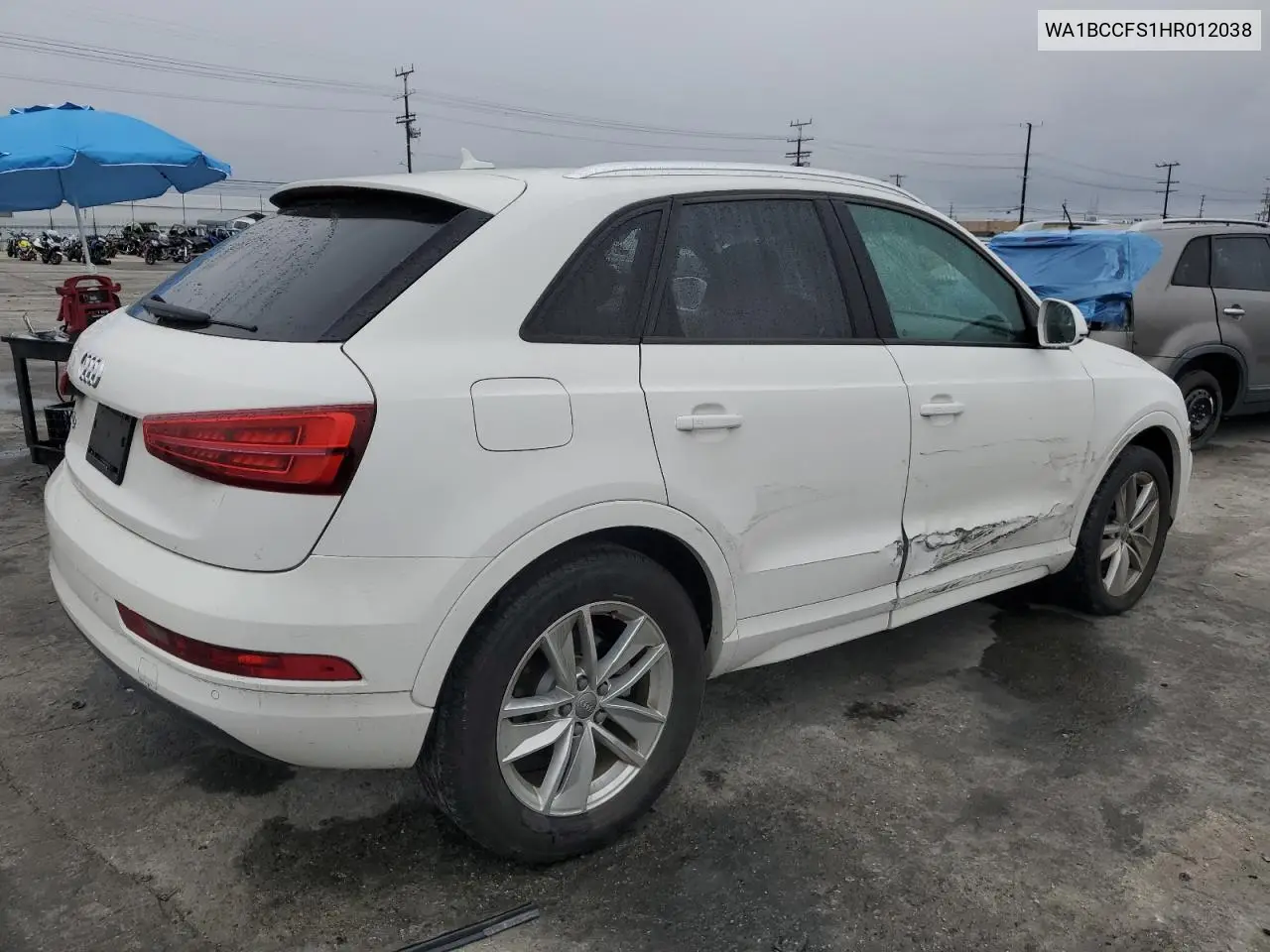 2017 Audi Q3 Premium VIN: WA1BCCFS1HR012038 Lot: 51111565