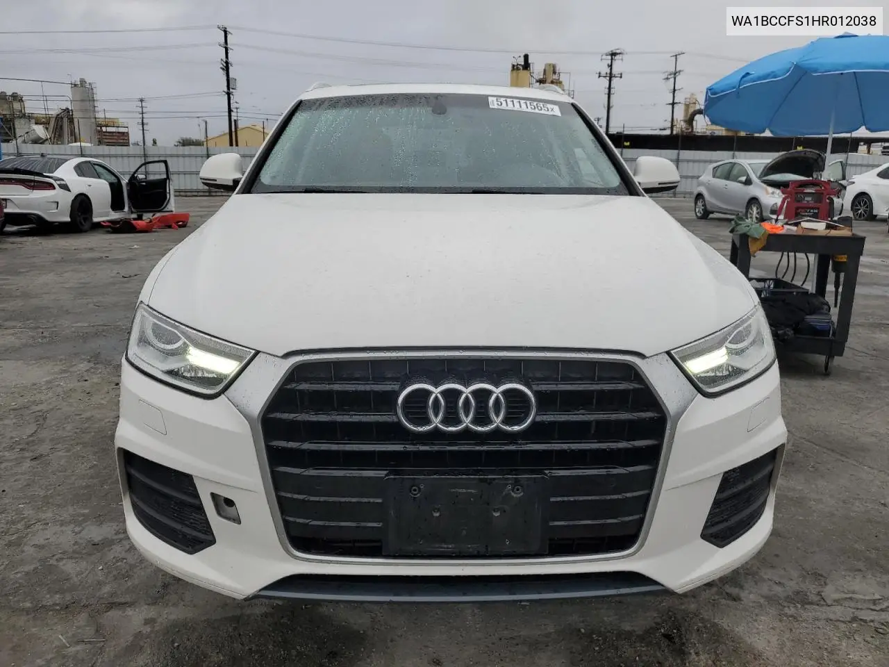 2017 Audi Q3 Premium VIN: WA1BCCFS1HR012038 Lot: 51111565